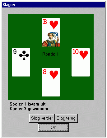 Gespeelde slagen bekijken
