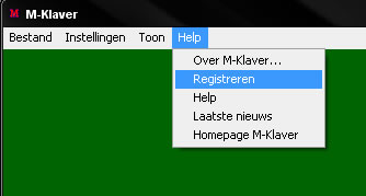 Help, registreren